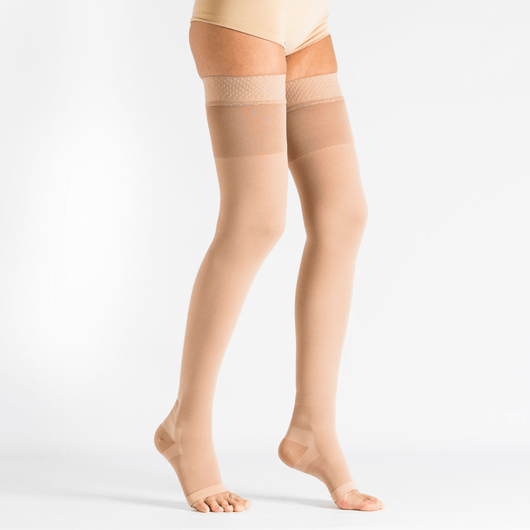 Autoreggenti KKL1 Simply punta aperta beige Dispositivo Medico CE - Medicalteashop