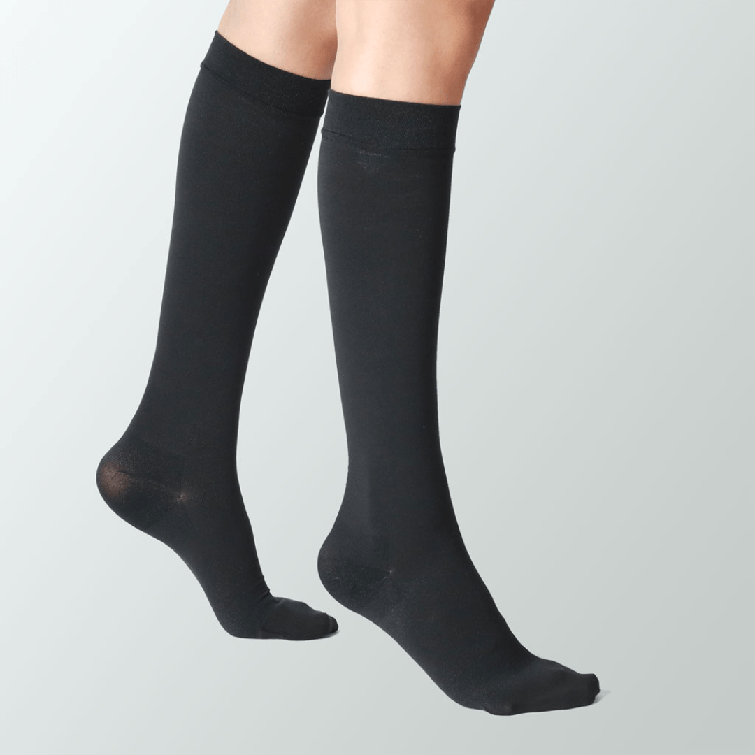 Gambaletti KKL1 microfibra punta chiusa Dispositivo Medico CE - Medicalteashop