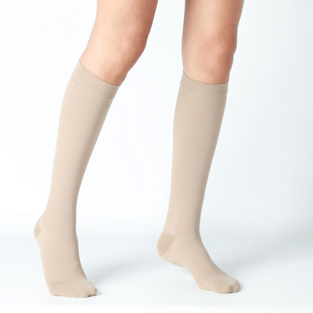 Gambaletti KKL1 microfibra punta chiusa Dispositivo Medico CE - Medicalteashop