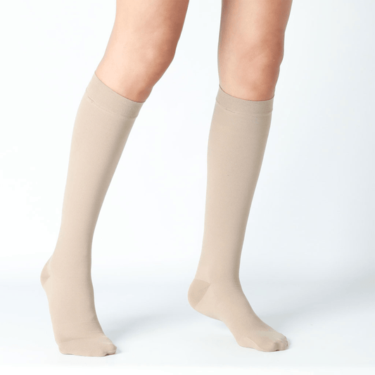 Gambaletti KKL1 microfibra punta chiusa Dispositivo Medico CE - Medicalteashop