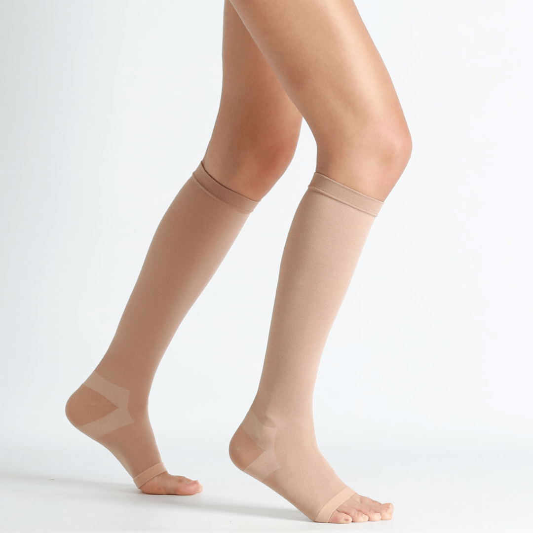 Gambaletti KKL1 Simply punta aperta beige Dispositivo Medico CE - Medicalteashop